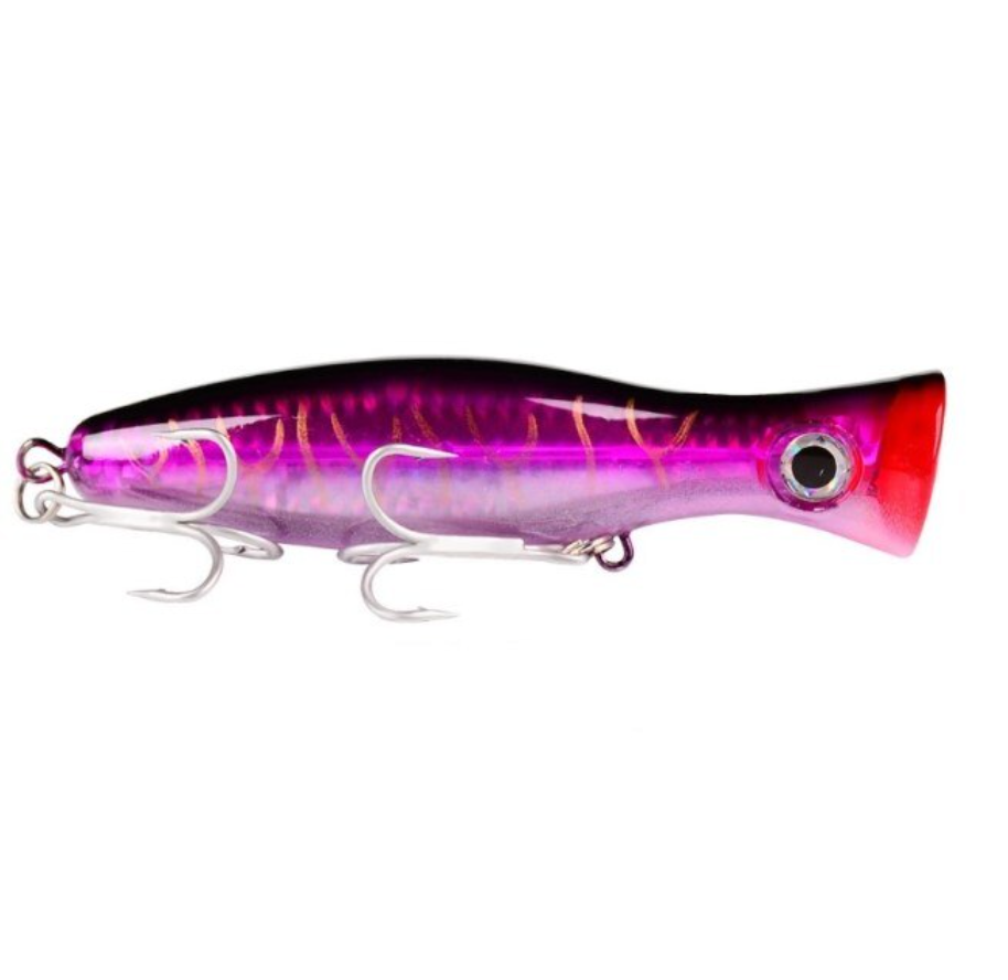 6pc Topwater Popper Lures 1.5oz